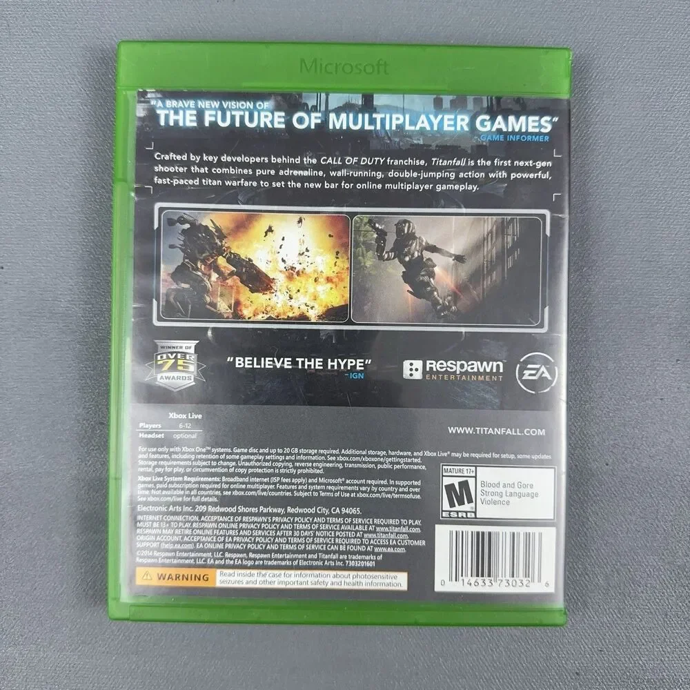 Titanfall Microsoft Xbox One